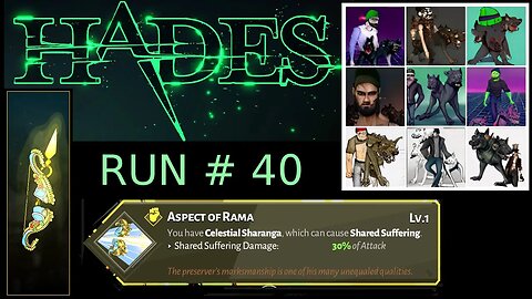 Hades run 40 (no deaths)