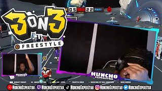 HUNCHOSXPERSTAR RAGES AND ENDS STREAM AFTER LOOSING 3V1 IN 3ON3 FREESTYLE ASTRO RANKED!