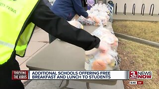 Additional schools offering free breakfast and lunch to students