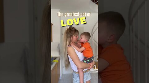 The greatest act of love is…