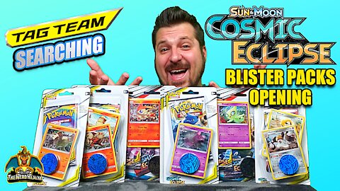 Cosmic Eclipse Blister Packs | Tag Team Searching | Pokemon Cards Opening