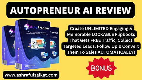 Autopreneur AI Review ⚠️ Full OTO Details + Bonus — (App By Ram Rawat)