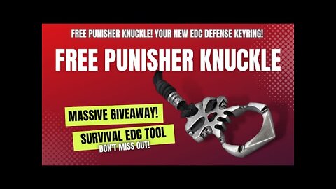 Free Self defense Skull Knuckle