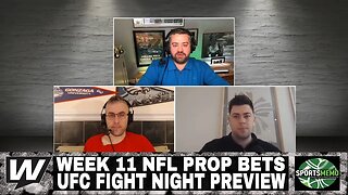 Week 11 NFL Prop Bets and DFS Recommendations | UFC Fight Night Preview | Prop It Up for November 18