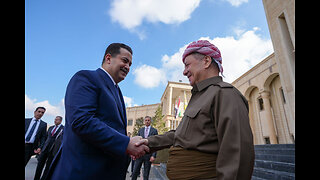 Massoud Barzani in Baghdad on Wednesday for the first time in 6 years.