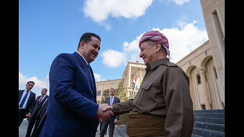 Massoud Barzani in Baghdad on Wednesday for the first time in 6 years.