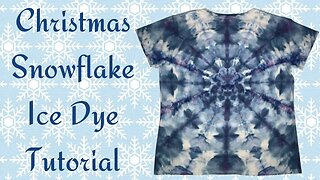 Tie-Dye Designs: Christmas Snowflake
