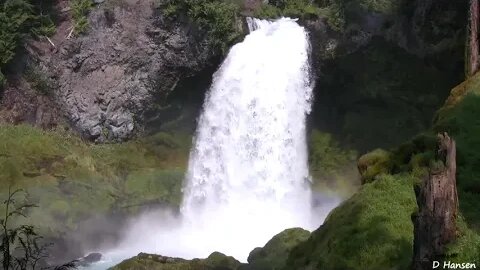 ♥♥ Relaxing 3 Hour Video of Large Waterfall
