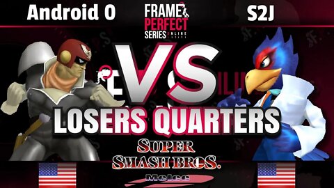 FPS3 Online L. Quarters - Android 0 (C. Falcon) vs. S2J (Falco, C. Falcon) - Smash Melee