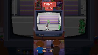 Teenage Mutant Ninja Turtles II: The Arcade Game (NES) #shorts