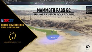 PGA Tour 2K21 Course Designer | Mammoth Pass - Hole 4 Design | DW Golf Co