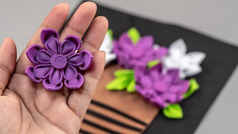 Foam Sheet Flowers for DIY Home Decor Flower Making at Home