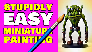 stupidly EASY miniature painting technique using the Slapchop method