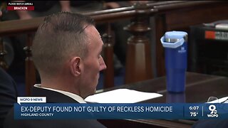 Ex-Ohio deputy found not guilty of reckless homicide