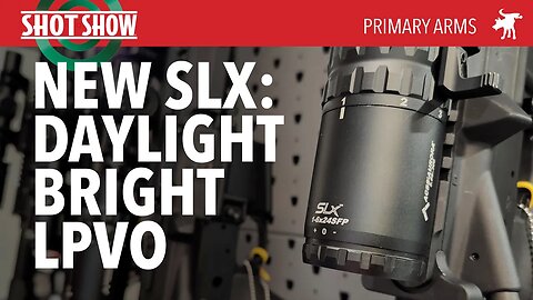 Primary Arms SLx first look