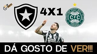 BOTAFOGO 4X1 CORITIBA| VITÓRIA, RECORDE, LIDERANÇA E ESPETÁCULO!