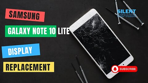 Samsung Galaxy Note 10 Lite | Screen repair | Display replacement | Repair video
