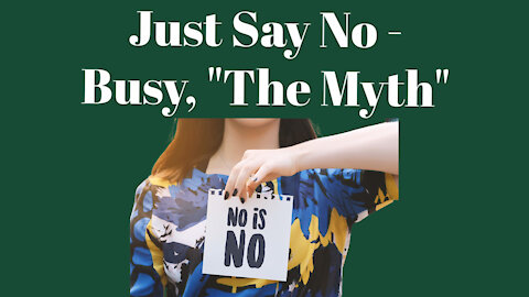 Just Say No - Busy, "The Myth" OUTTAKE [ podcast ]