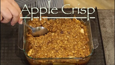 The most mouthwatering APPLE OATMEAL CRUNCH!