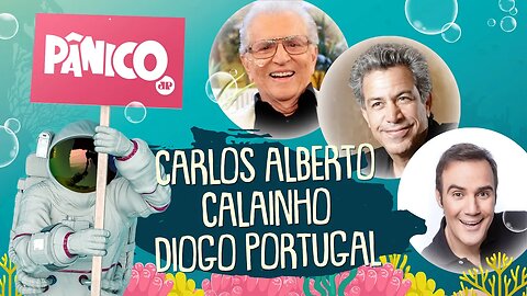 CARLOS ALBERTO, CALAINHO E DIOGO PORTUGAL - PÂNICO - AO VIVO - 25/06/20