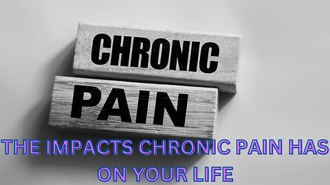 CHRONIC PAIN AND THE IMPACT ON LIFE.. #chronicpain #pain #severepain#healthcaresystem#doctors