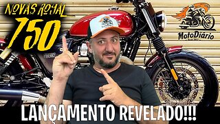 Novas MOTOS ROYAL ENFIELD 750cc, tem o TEMPO de lançamento REVELADO