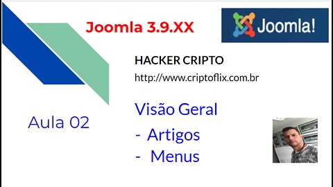 Aula 02 - Joomla 3.9.14 Web Sites Criando Categorias Artigos e Menus