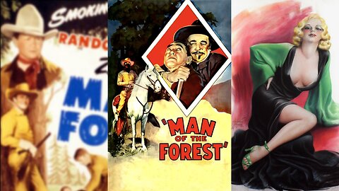 1933 MAN OF THE FOREST (1933) Randolph Scott, Verna Hillie & Harry Carey | Western | B&W