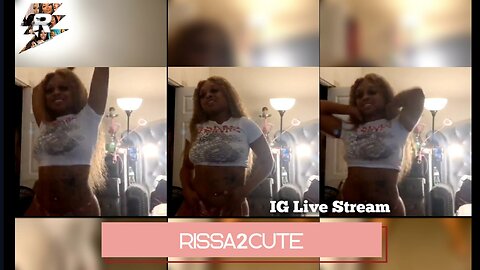 Rissa2cute Twerking in her bedroom