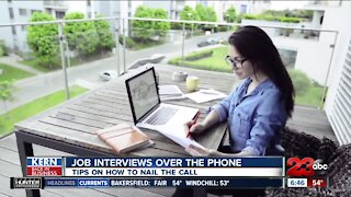 Kern Back in Business: Job interviews over the phone