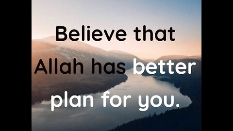 Believe In Allah Motivational islamic Speech.