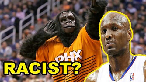 WOKE ex Laker Lamar Odom SLAMS the Phoenix Suns as RACIST for having the Gorilla as their mascot!