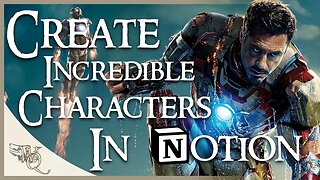 How to Create INCREDIBLE Characters in Notion! The Best Notion Template for Writers