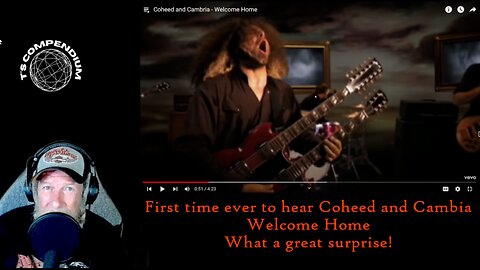 First ever listen to Coheed and Cambria doing Welcome Home... Awesome!!