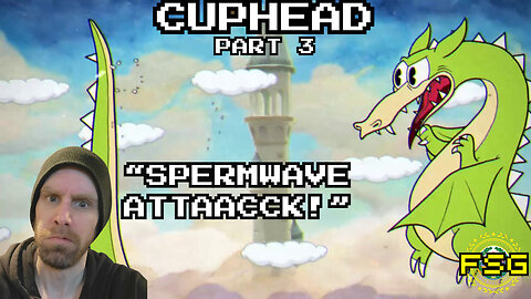 Cuphead - Part 3 - Genie Boss Nightmare! - Dragon Me Through HeII!