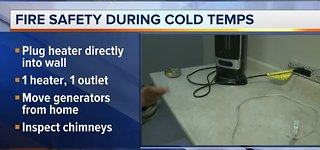 Fire safety during cold weather