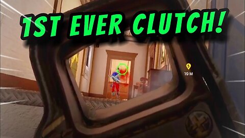 His 1ST EVER CLUTCH! - Rainbow 6 Siege Moments