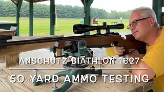 Ammo testing the Anschutz Biathlon 1827 with Wolf match target Norma tac-22 & Eley target sub moa!