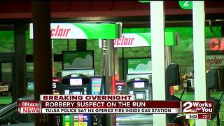 Armed robber shoots into South Tulsa convenience store