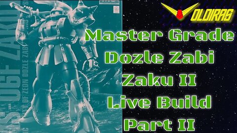 Gunpla Livebuild - MG Dozle Zabi Custom Zaku II Part II