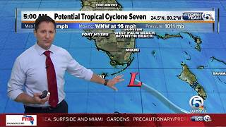 Potential Tropical Cyclone 7 5 a.m. update