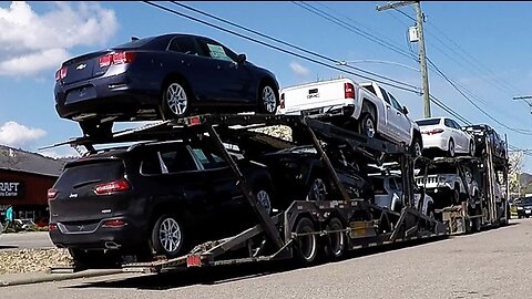 👑 Detroit Auto Transport | Watch Auto Carrier Load & Unload | Viceroy Auto Trans