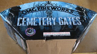 Cemetery Gates 500g fountain by OMG Fireworks (Pretty AMAZING)