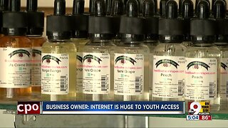 Vape store owner, user oppose Gov. DeWine's effort to ban flavored e-cigarettes in Ohio