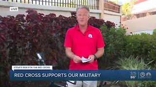 Steve Weagle recognizes Red Cross for its military support
