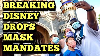 BREAKING: Disney DROPS Mask Mandates for ALL PARKS