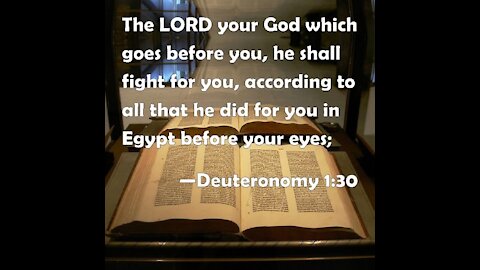 Deuteronomy 1.26-36 'The Burden of Inadequacy' -- Dedicated2Jesus Daily Devotional Audio