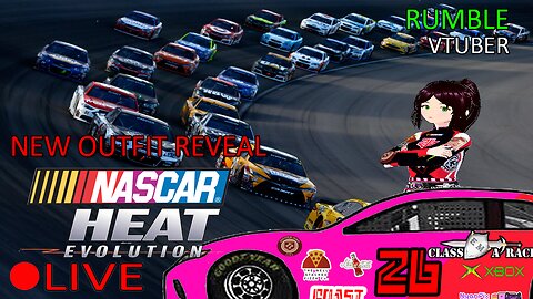 (VTUBER) - Trying to get my first Cup Win - Nascar Heat Evolution - RUMBLE