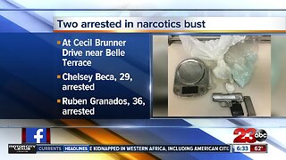 Two arrested in narcotics bust in south Bakersfield