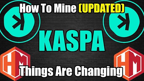 How To Mine KASPA *UPDATED* - Kaspa Mining Is Changing